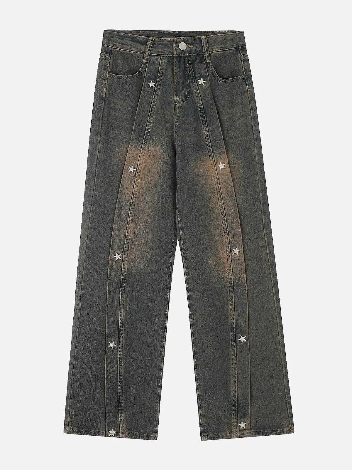 Aelfric Eden Embroidery Star Washed Jeans