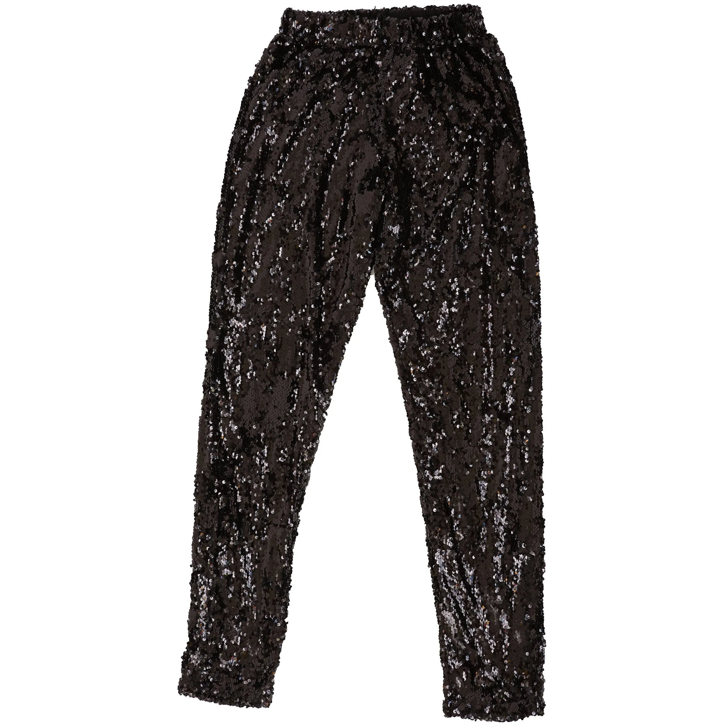 BLACK SEQUIN PARTY PANTS