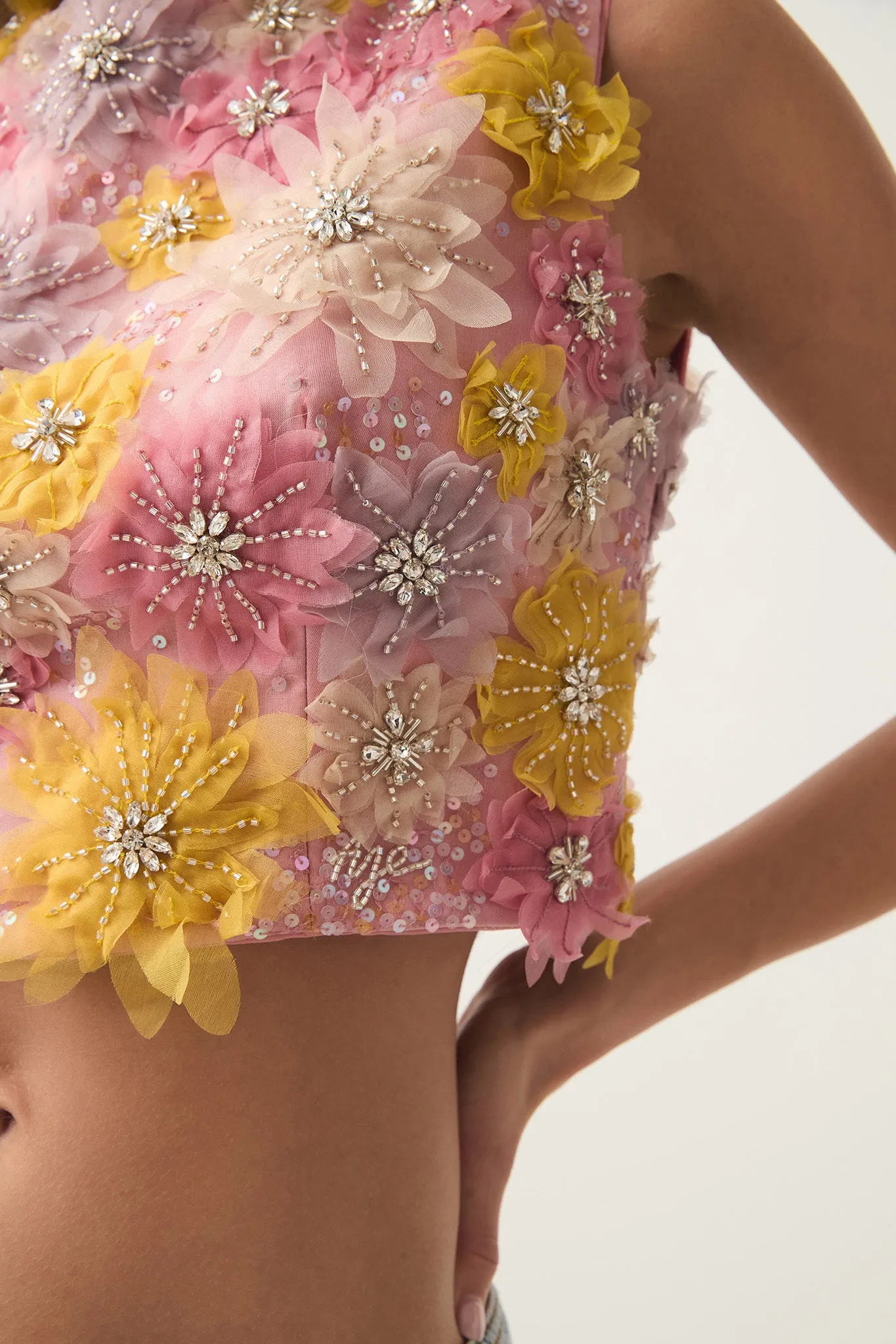 Blossom Flower Shell Top