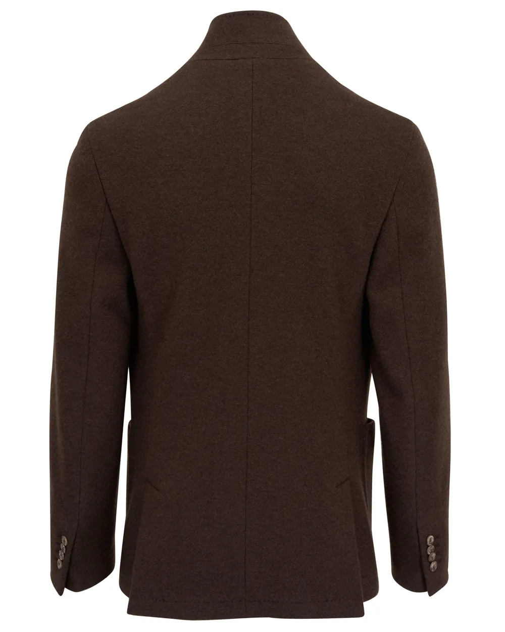 Brown Cashmere Double Face Jacket