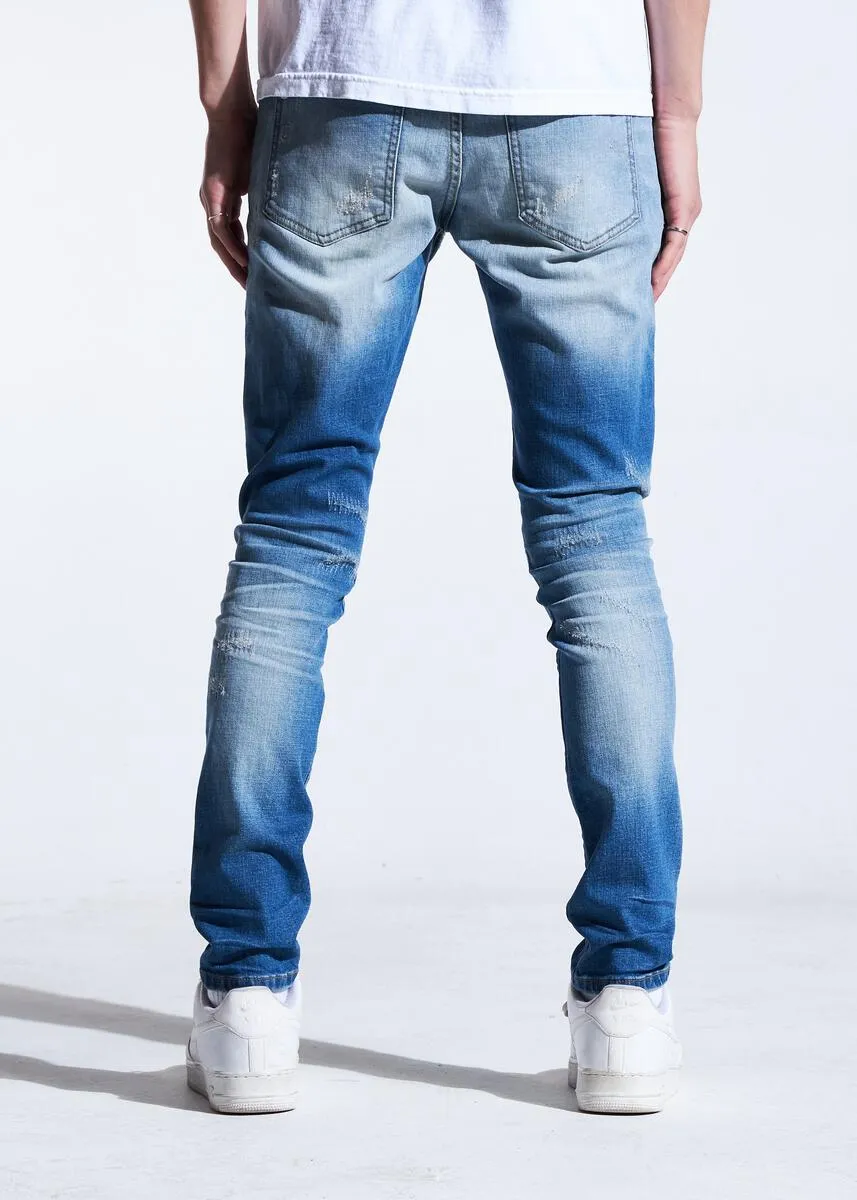 Crysp Denim Atlantic Jean (Blue Patchwork)