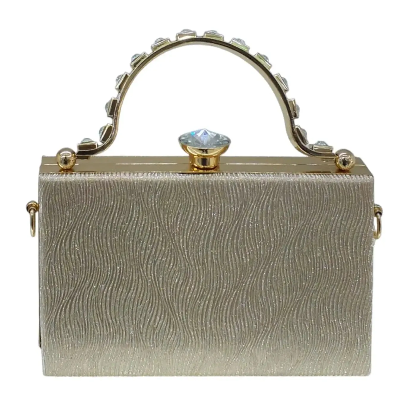 Crystal Embellished Evening Clutch