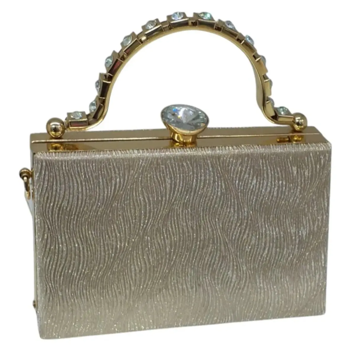 Crystal Embellished Evening Clutch