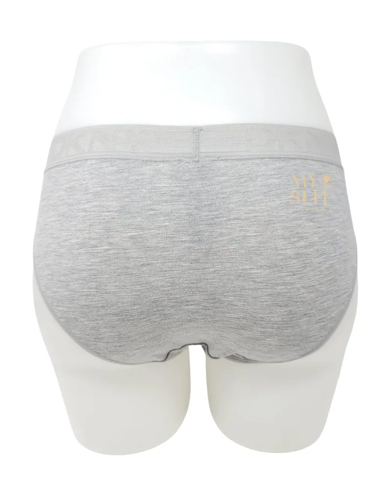 DKNY Heather Grey Cotton Table Tops Bikini