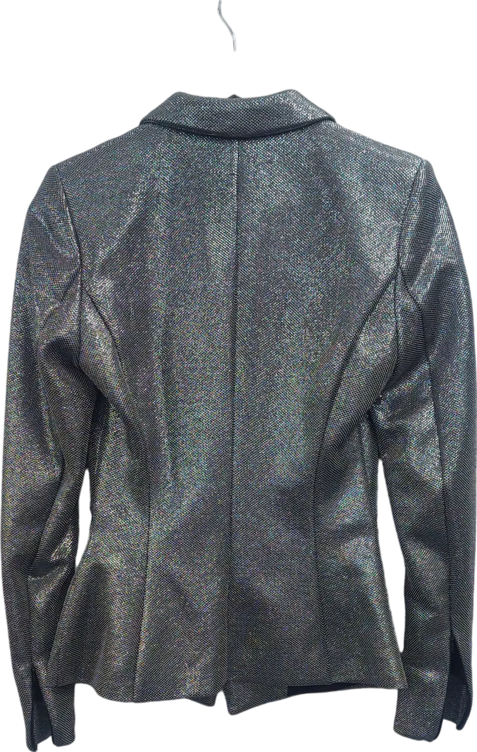 H&M Metallic Fitted Glittery Blazer UK 4