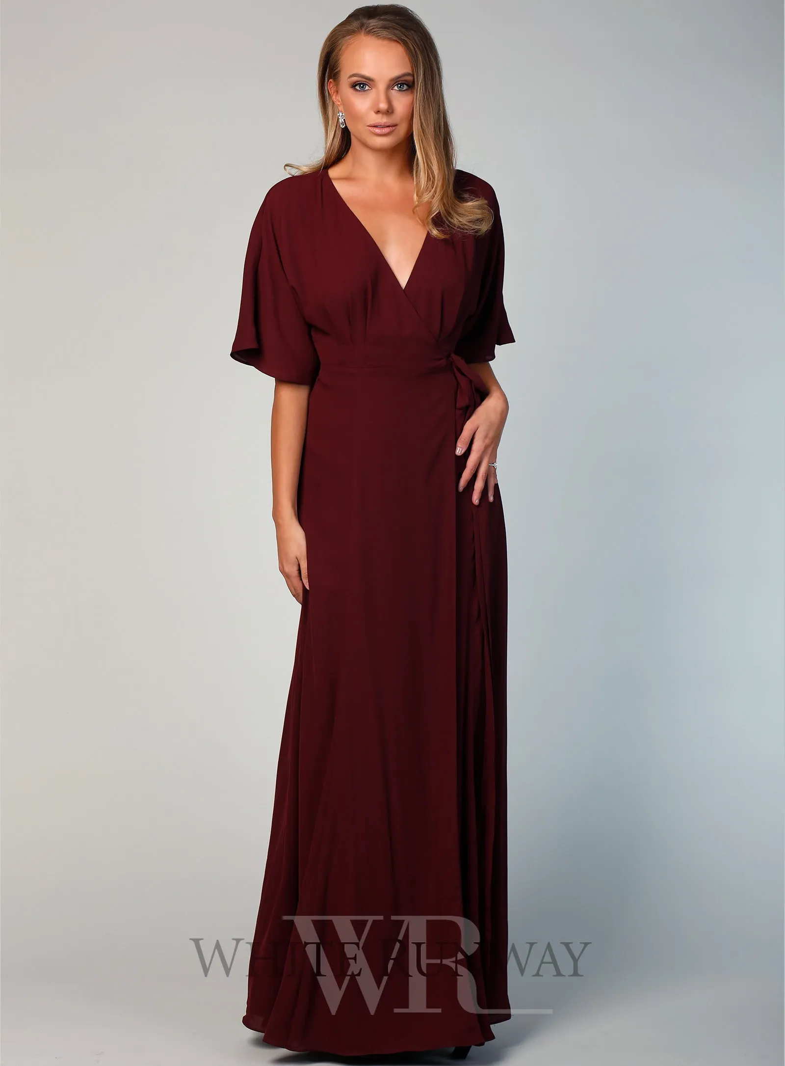 Kimono Sleeve Flare Maxi