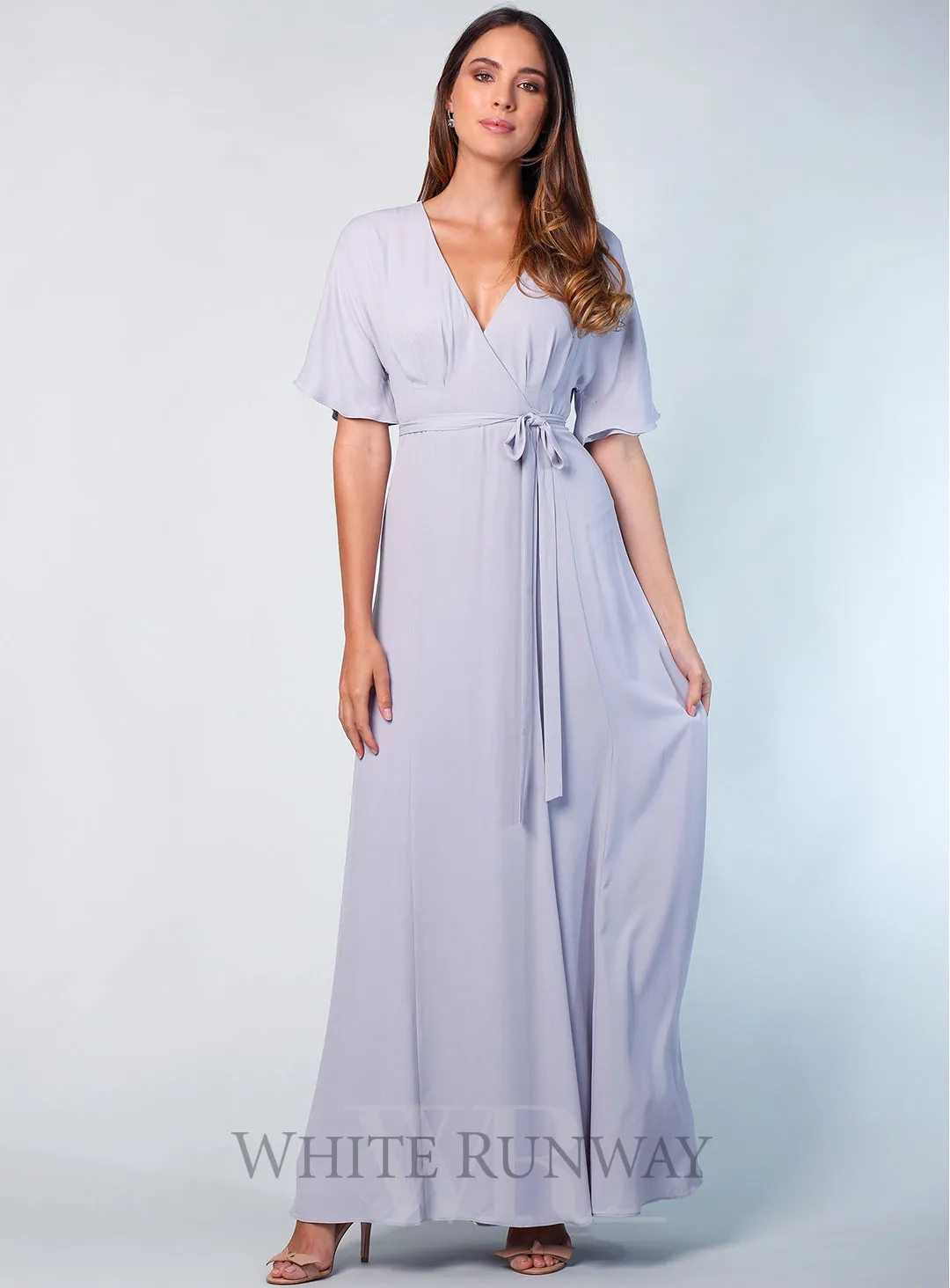 Kimono Sleeve Flare Maxi