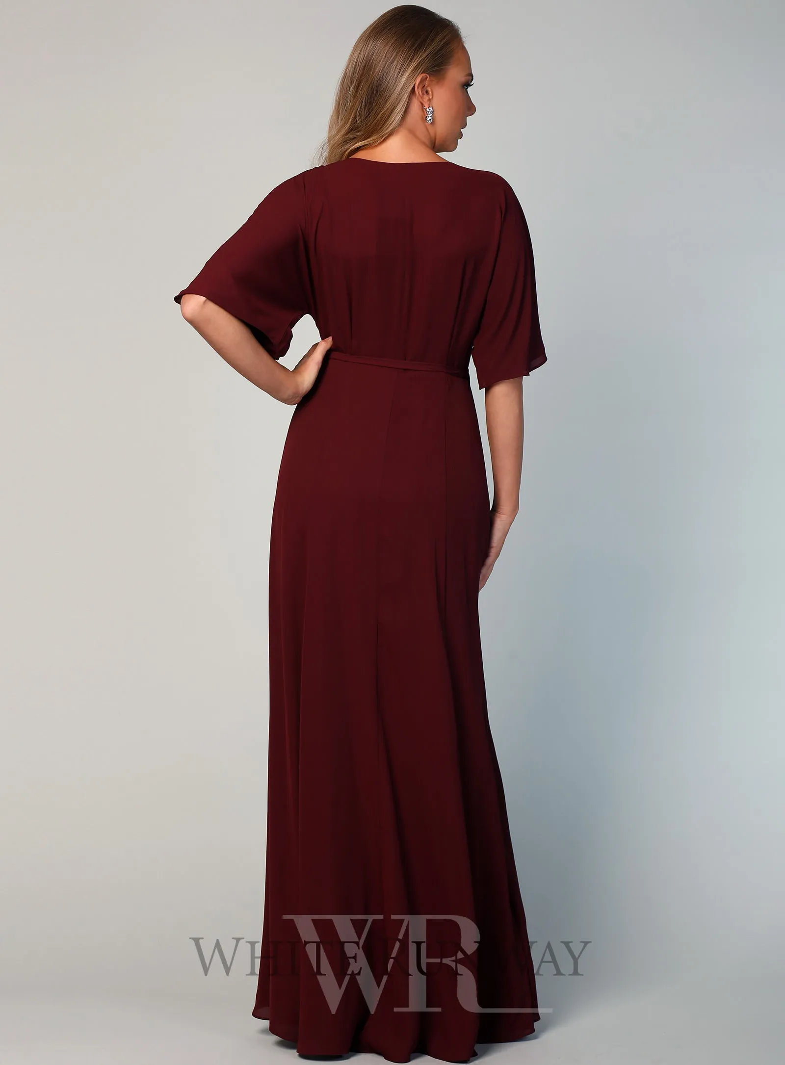 Kimono Sleeve Flare Maxi
