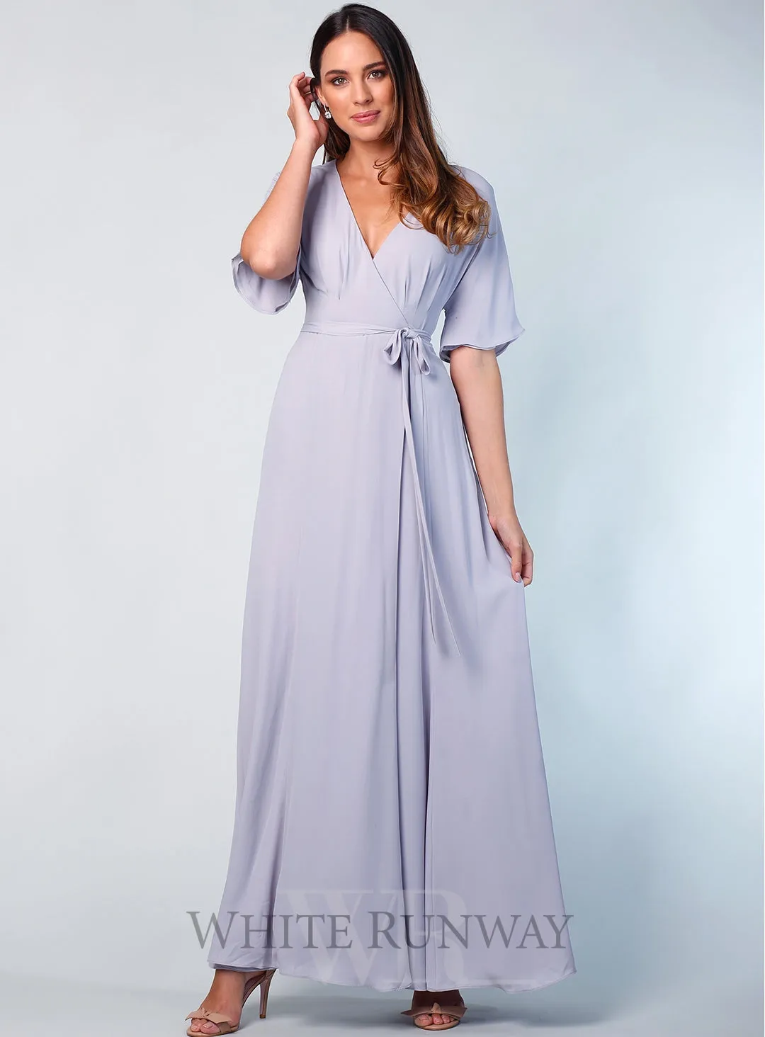 Kimono Sleeve Flare Maxi