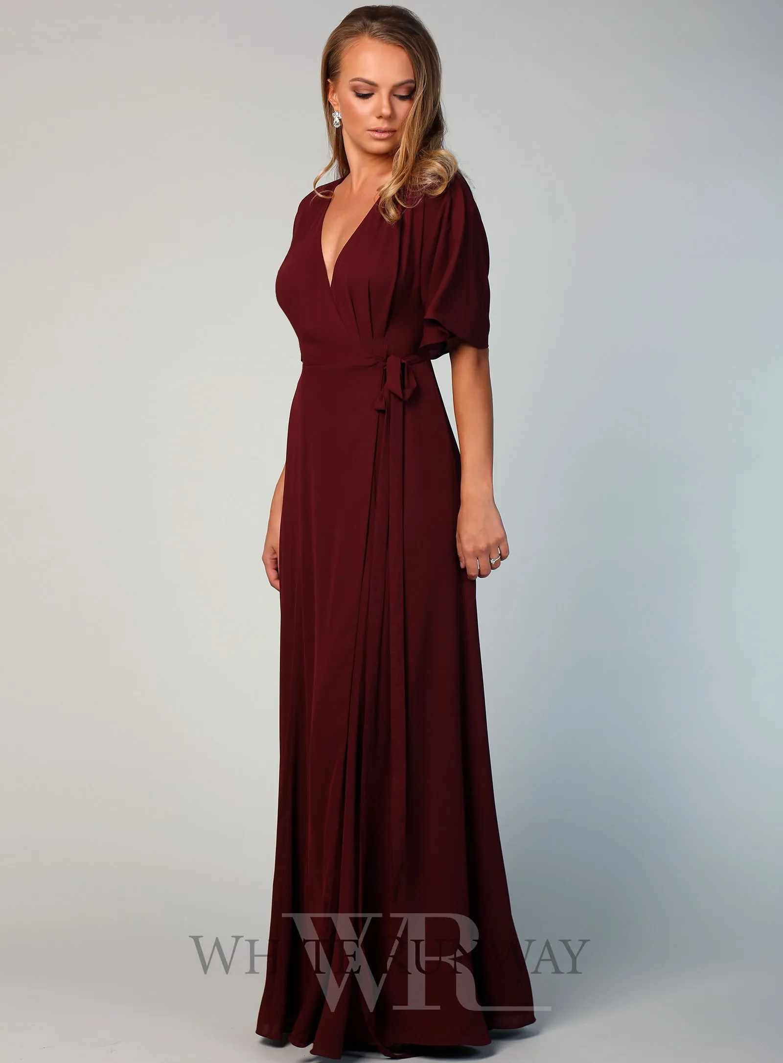 Kimono Sleeve Flare Maxi