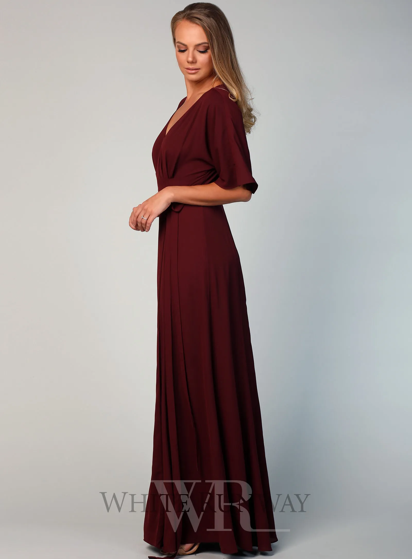 Kimono Sleeve Flare Maxi