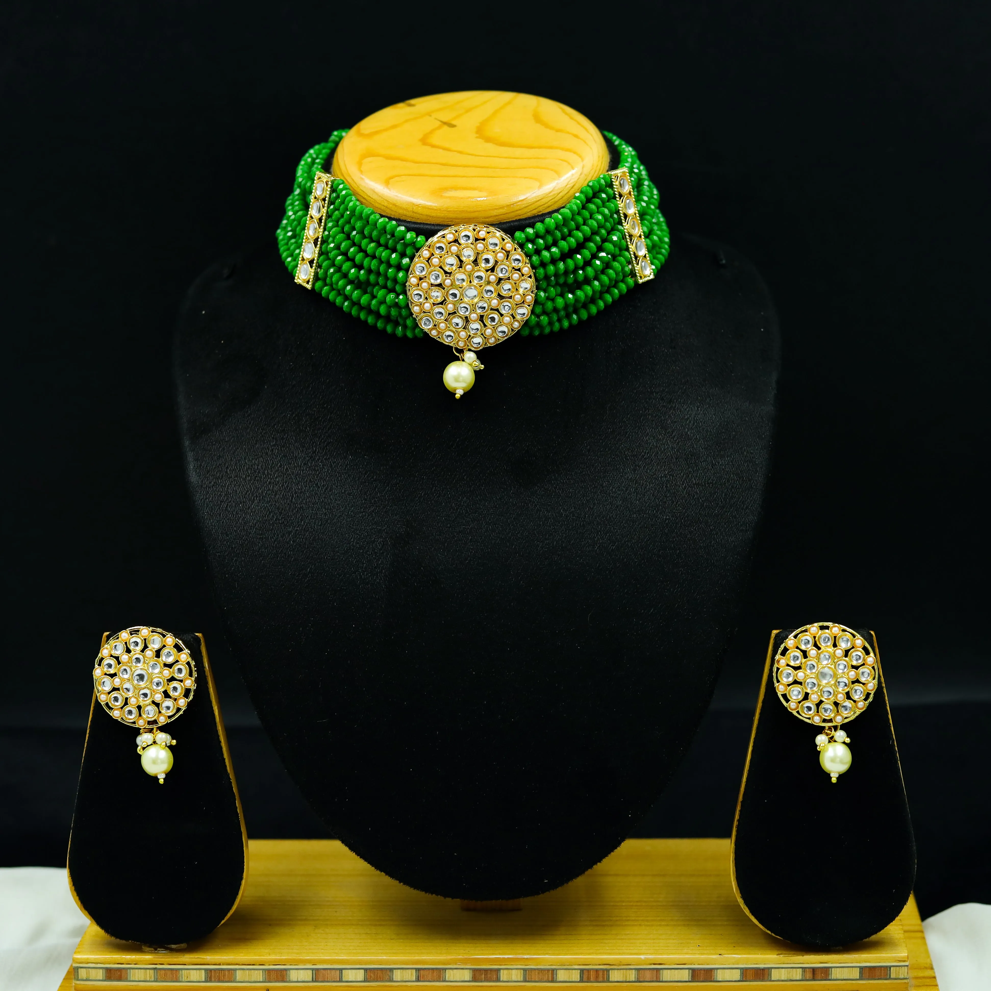 Kundan Choker Set 1485-31