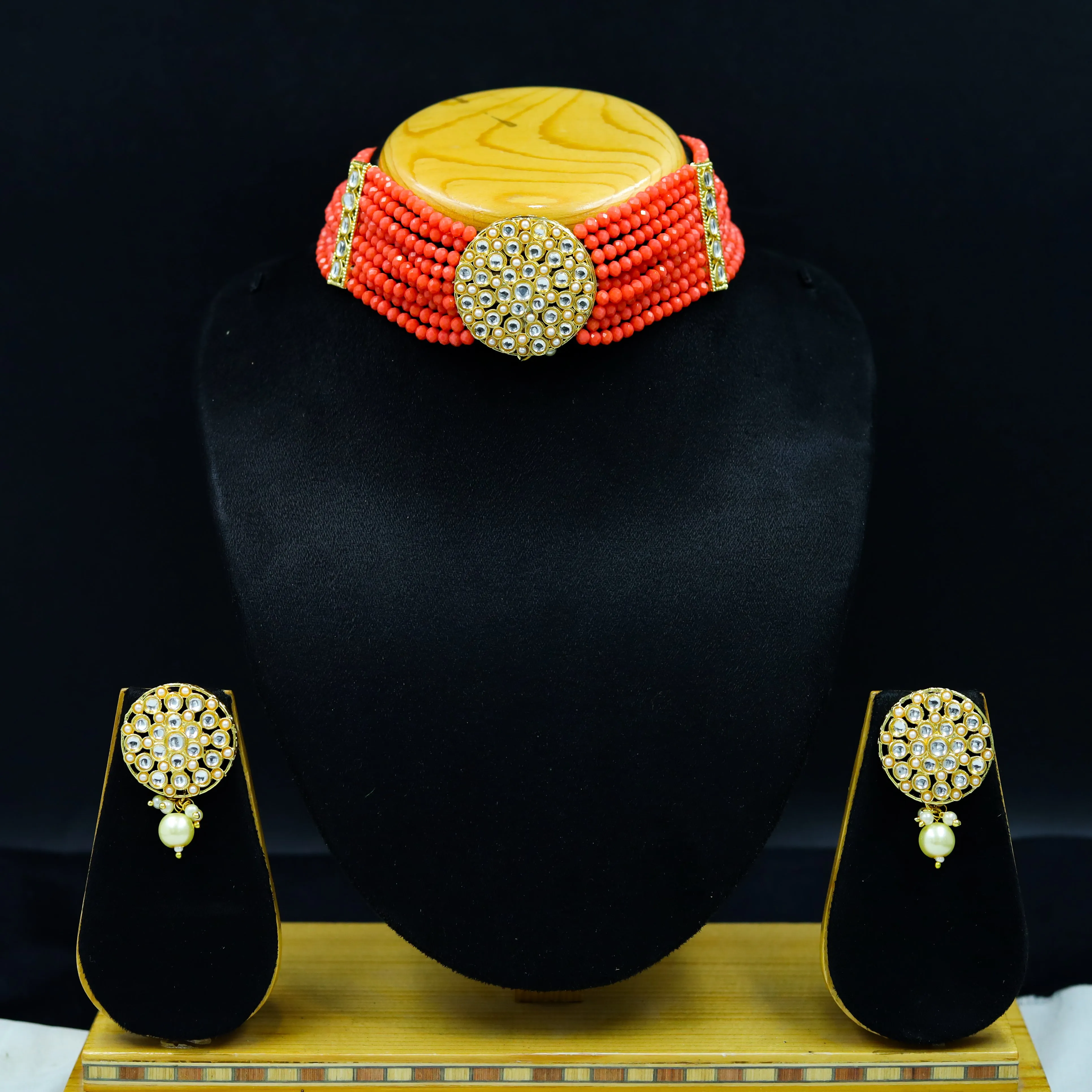 Kundan Choker Set 1485-31