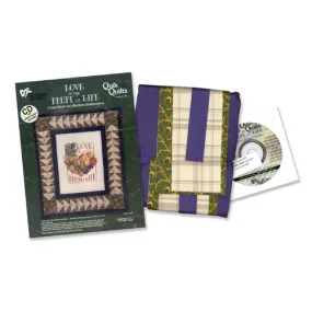 Love is the Fruit of Life Quik Quilt Kit by Vermillion