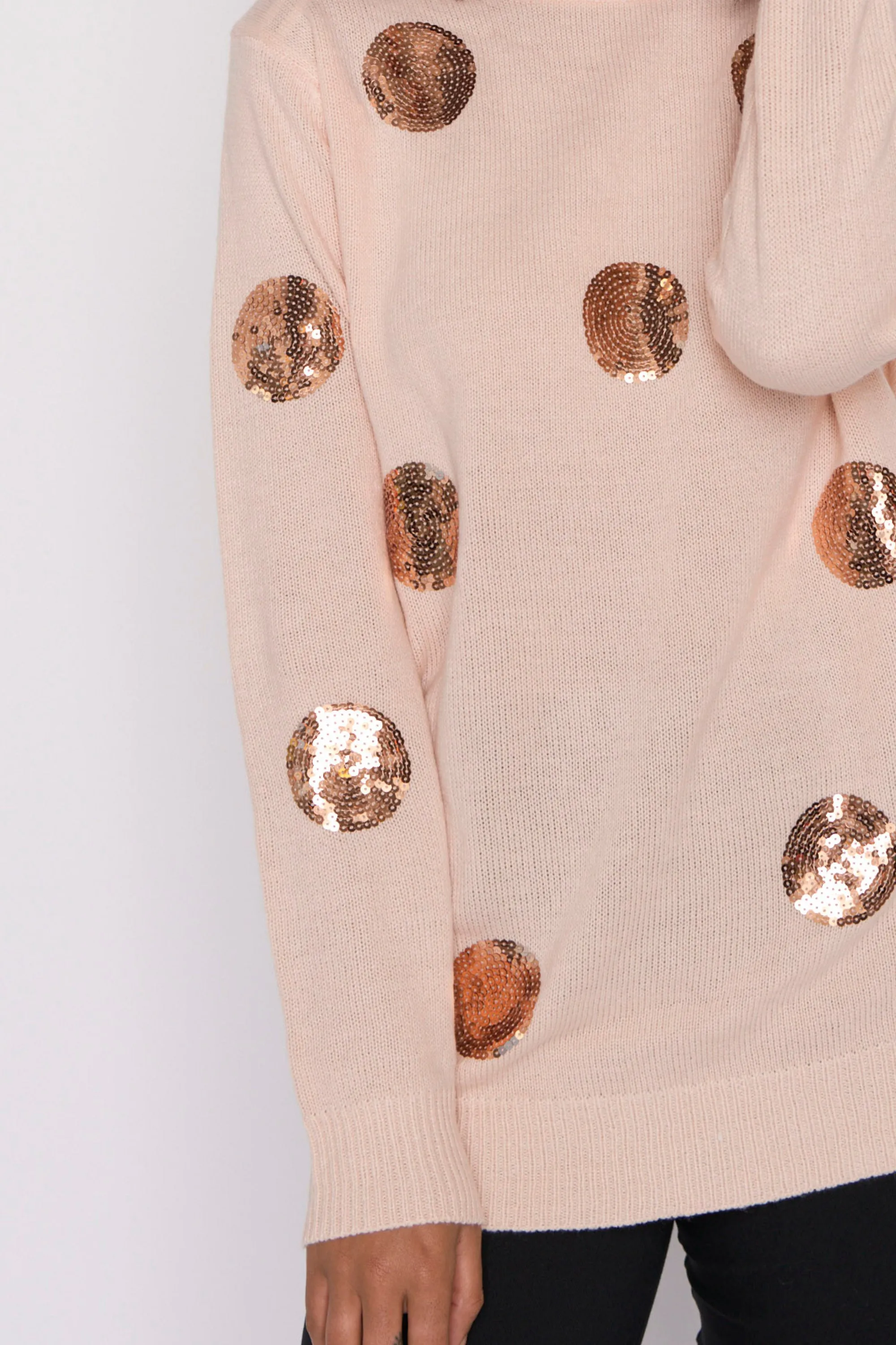 Monica Shell Sequins Knit Jumper