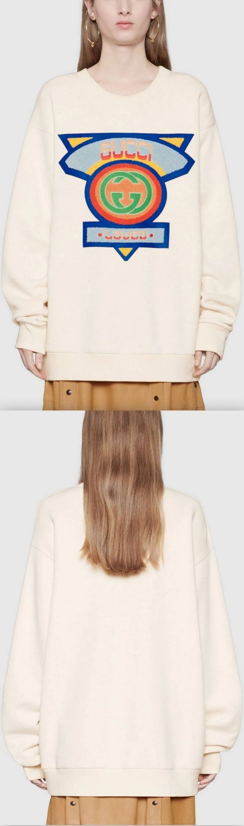 Oversize Sweatshirt with Patch