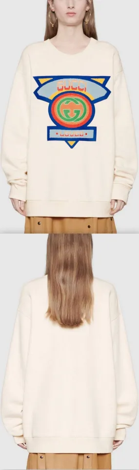 Oversize Sweatshirt with Patch