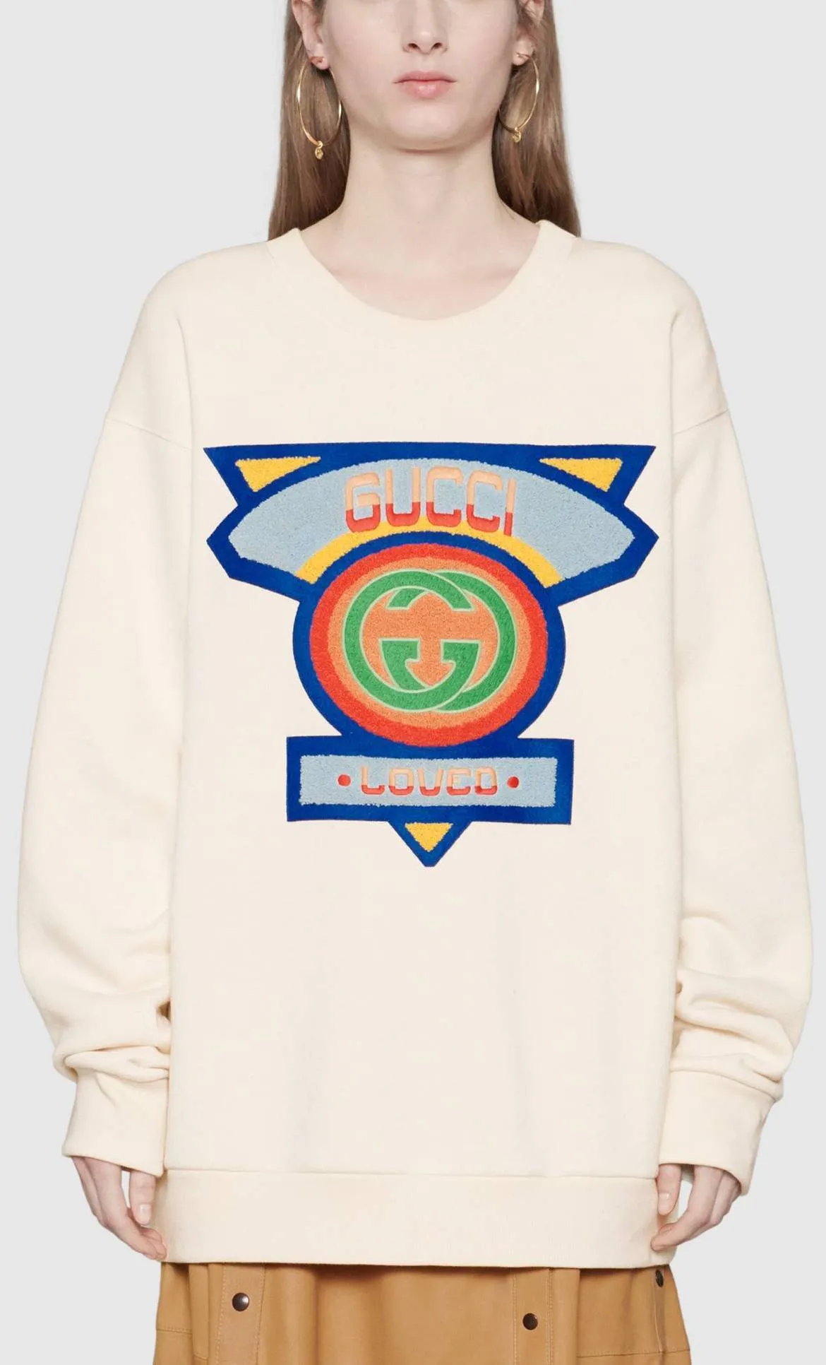 Oversize Sweatshirt with Patch