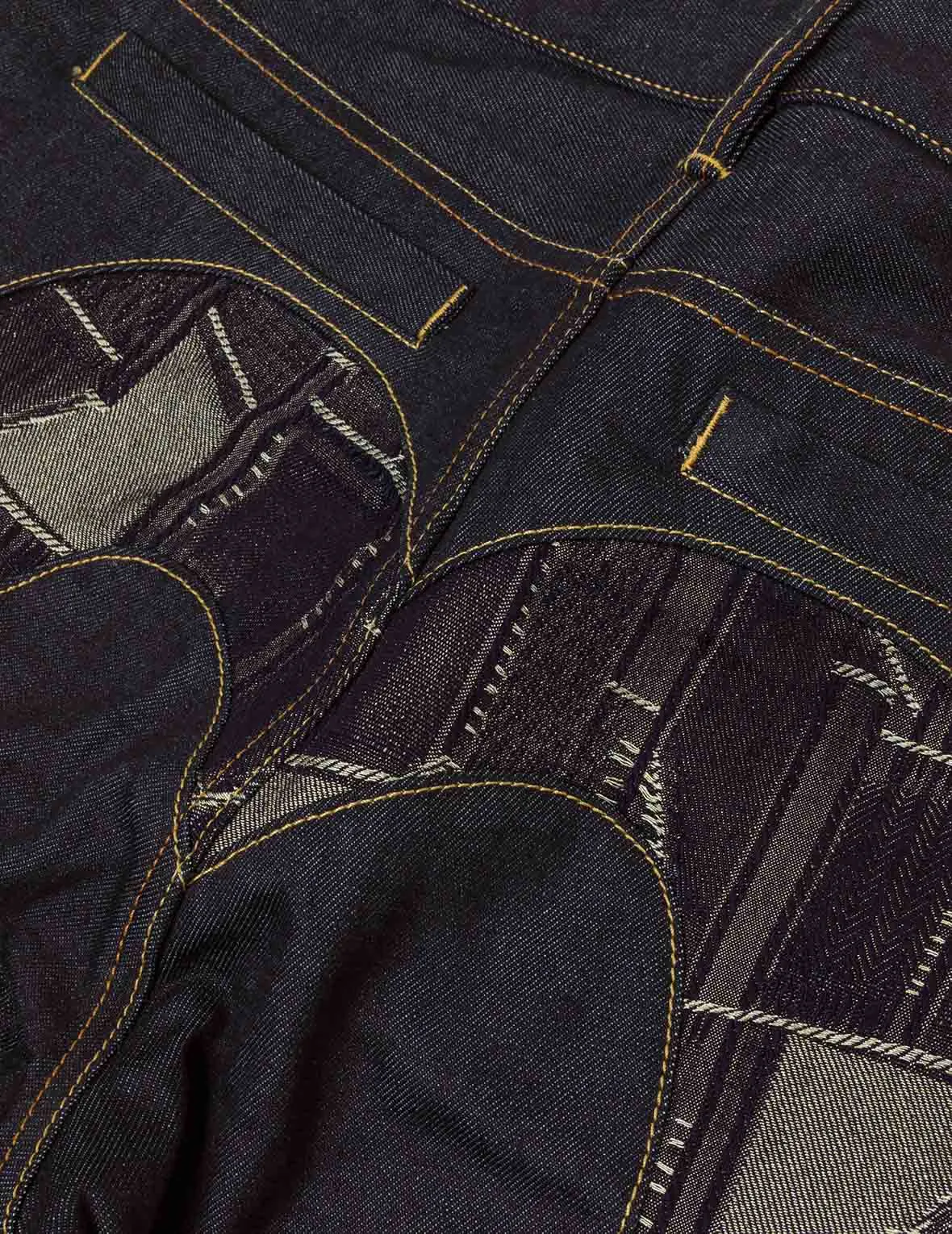 Patchwork Daicock Insert and Wheel Of Wisdom Embroidery Carrot Fit Jeans #2017