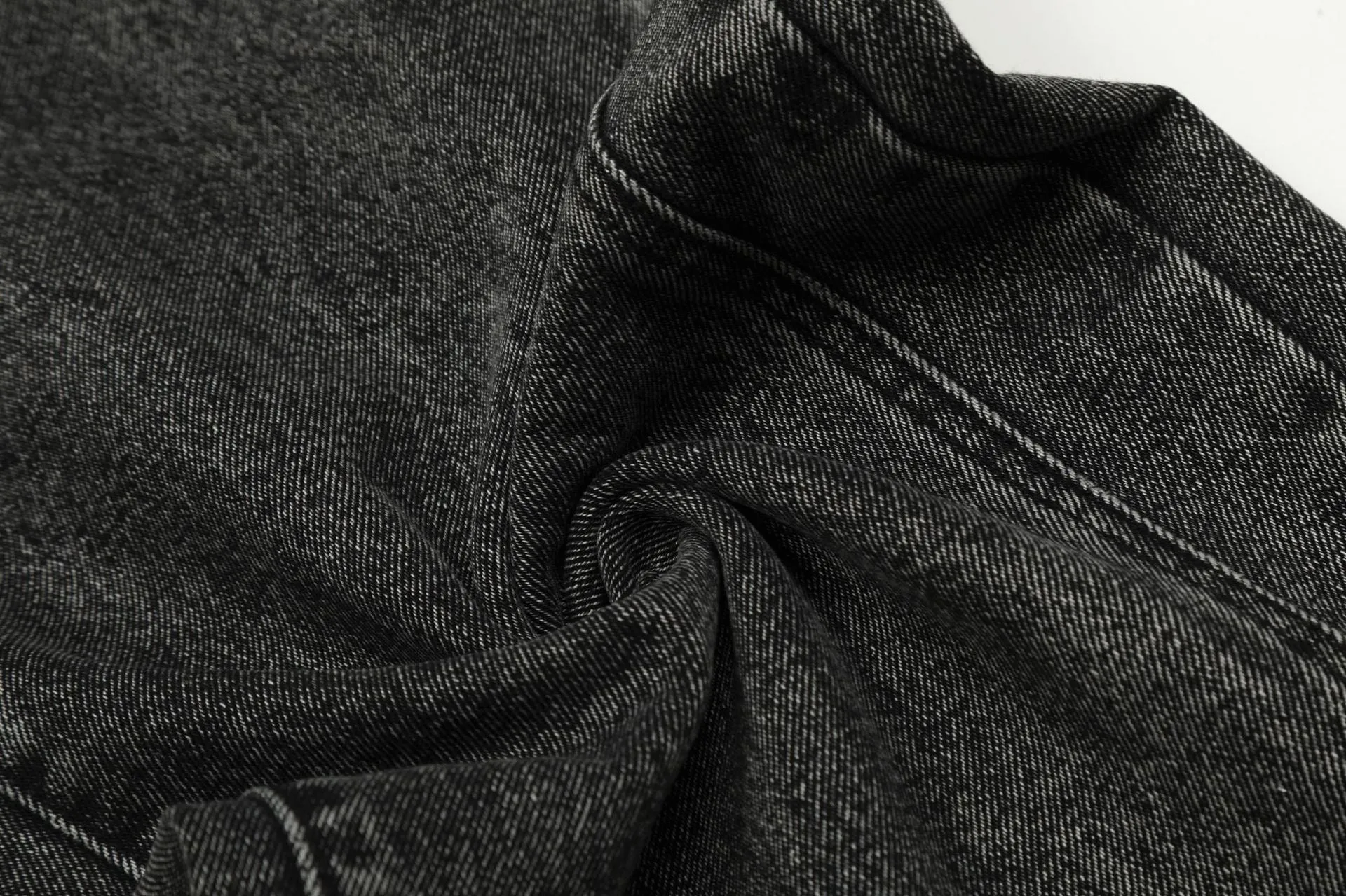 Patchwork Drawstring Jeans