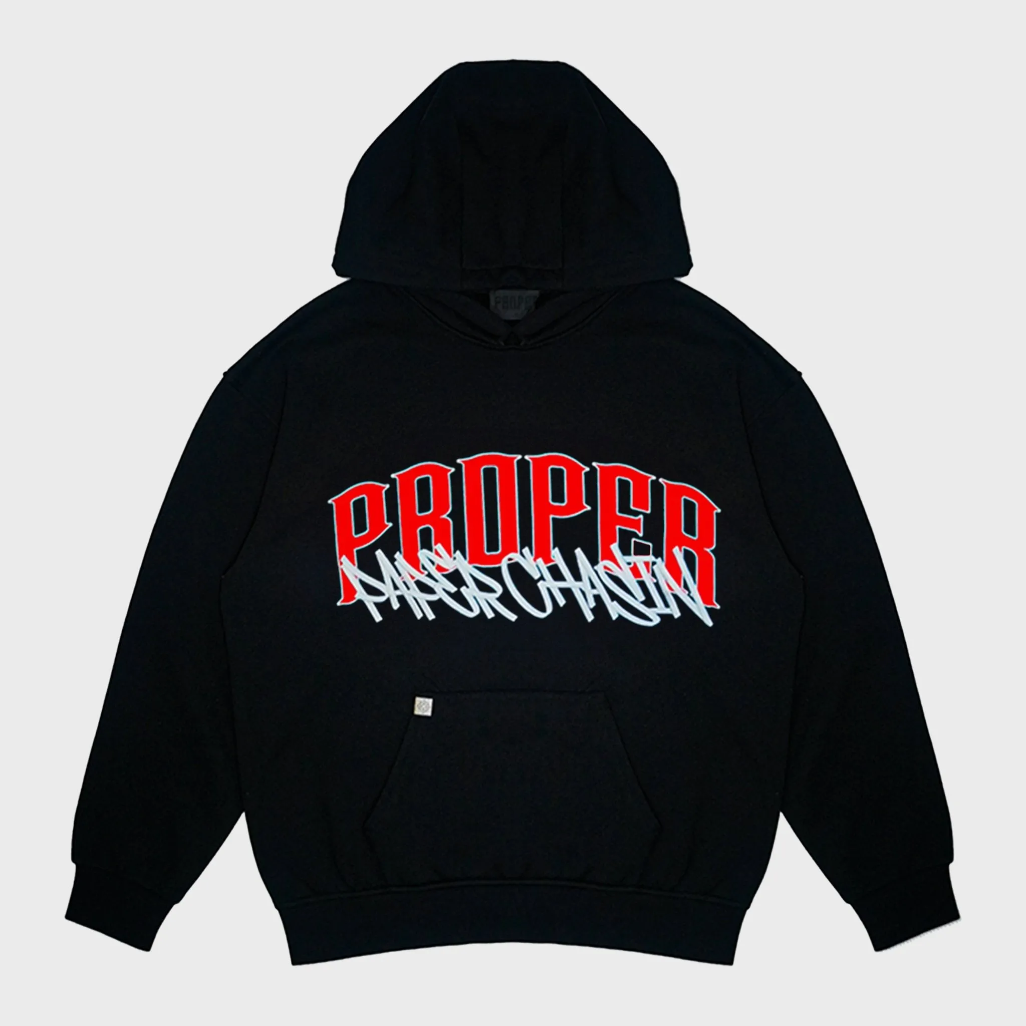 PROPER X PAPERCHASIN HOODIE RED