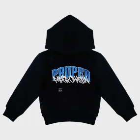 PROPER X PAPERCHASIN KIDS HOODIE BLUE