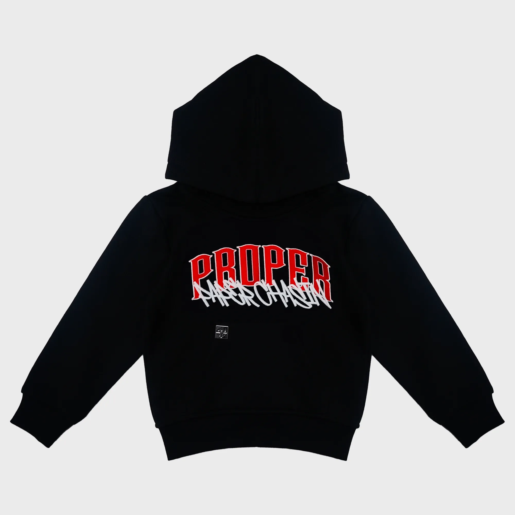 PROPER X PAPERCHASIN KIDS HOODIE RED