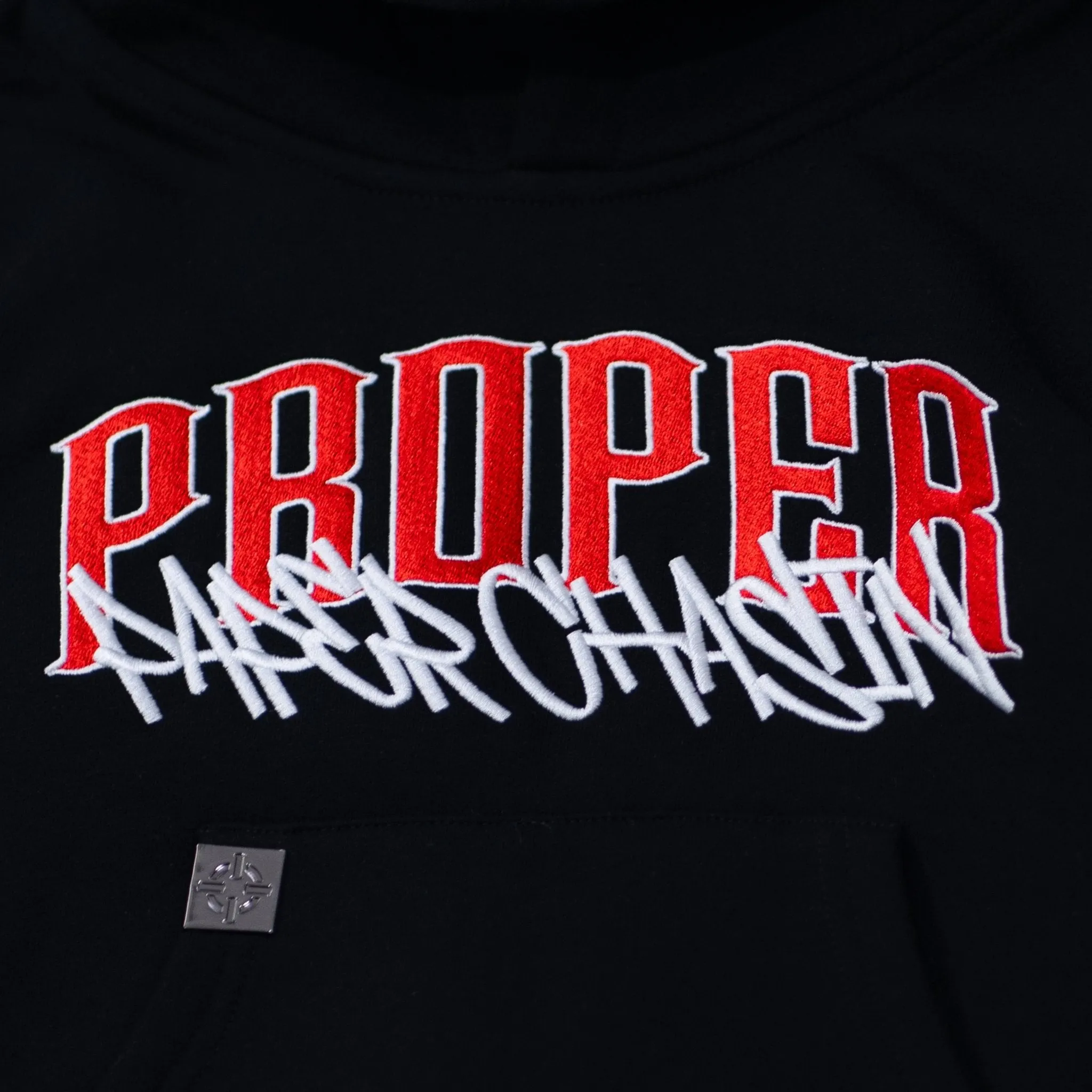 PROPER X PAPERCHASIN KIDS HOODIE RED