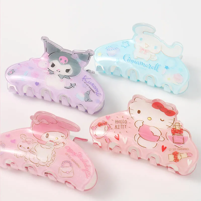 Sanrio Fashion Series Acrylic Glittery Hair Claw Clip