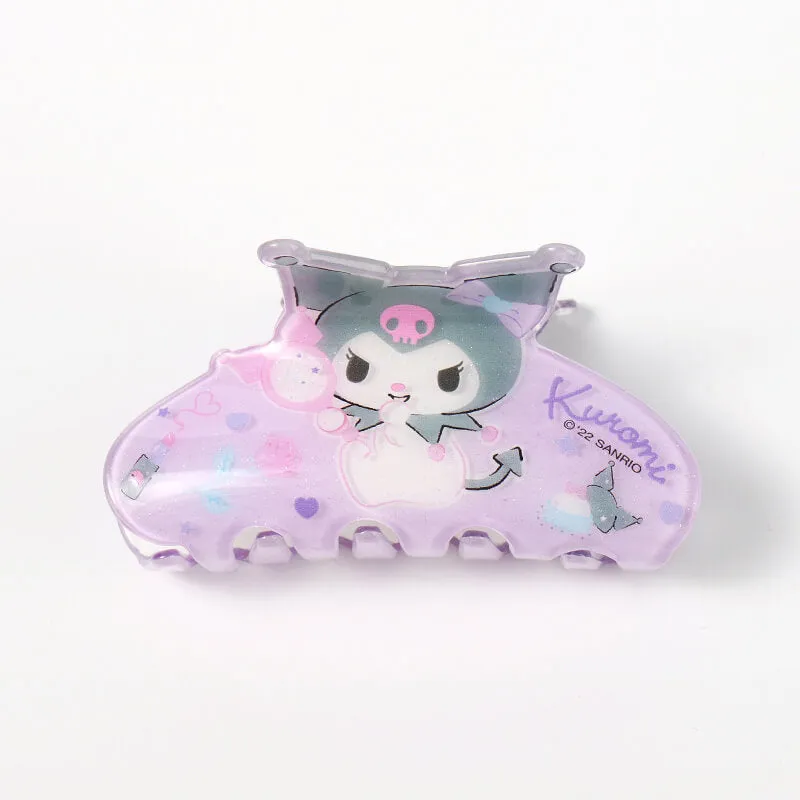 Sanrio Fashion Series Acrylic Glittery Hair Claw Clip