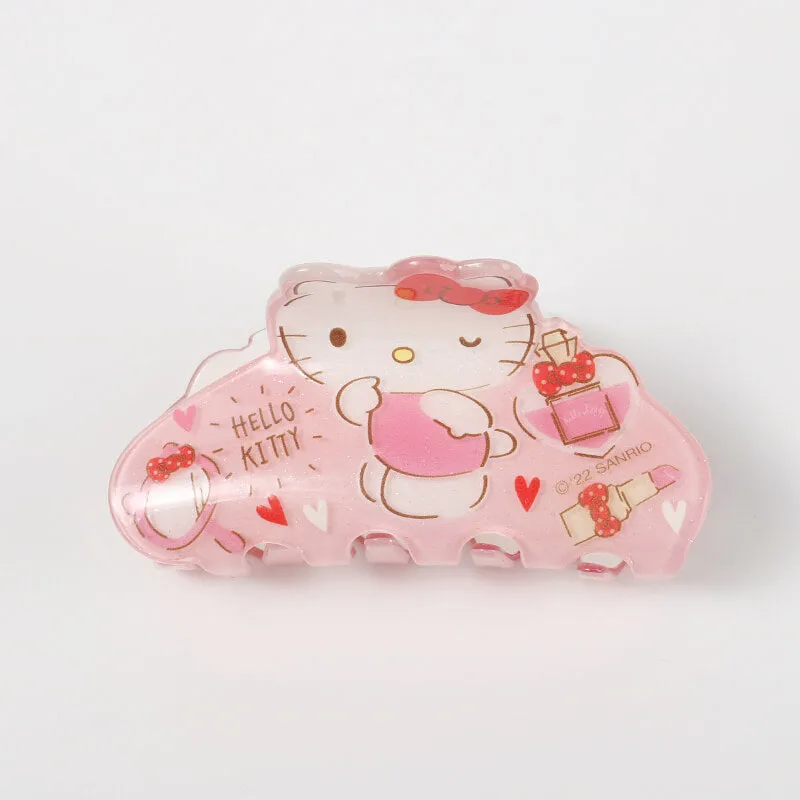 Sanrio Fashion Series Acrylic Glittery Hair Claw Clip