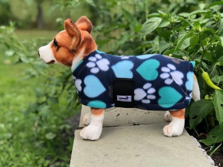 SnugPups Double Lined Poly Fleece Coats with Ruffles