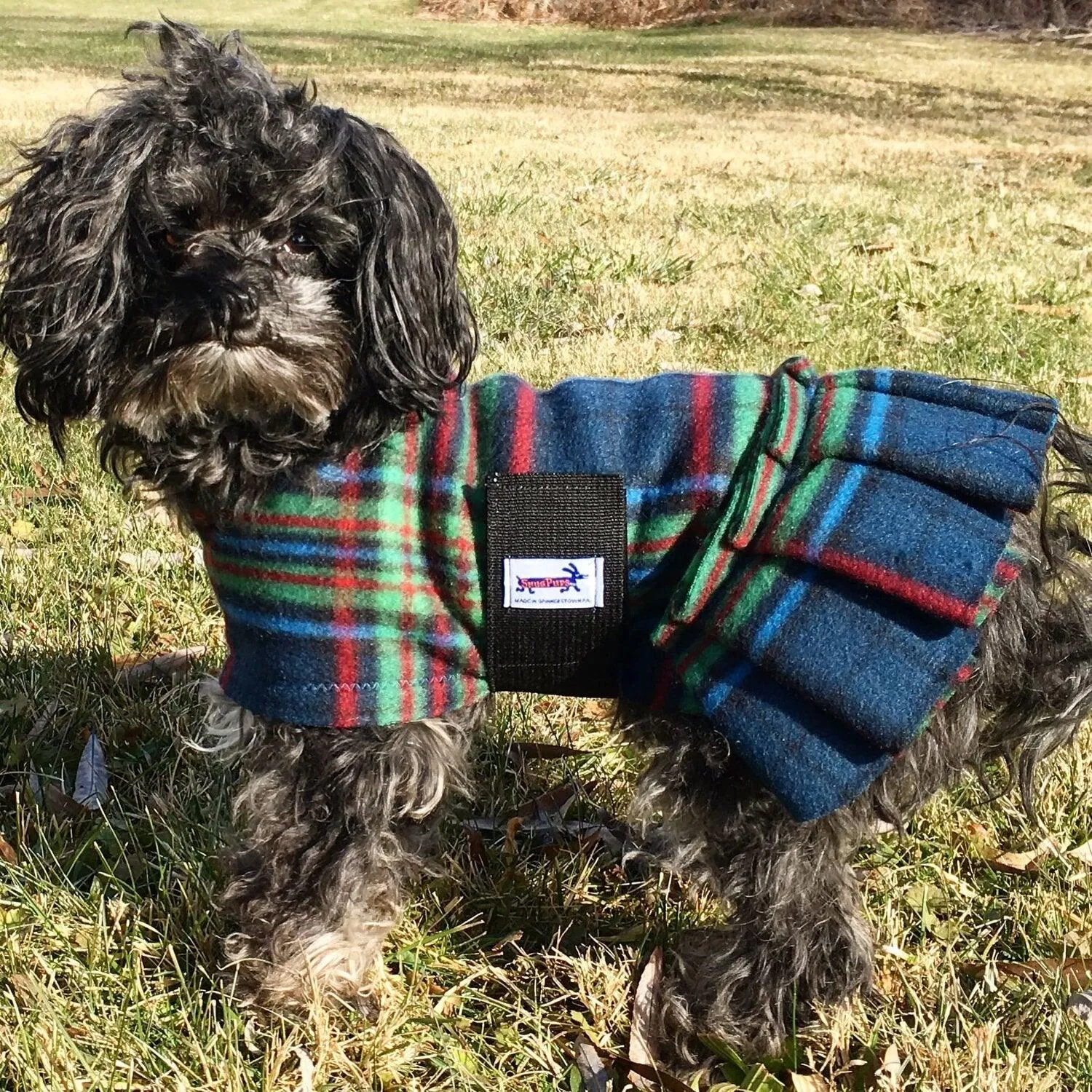 SnugPups Double Lined Poly Fleece Coats with Ruffles