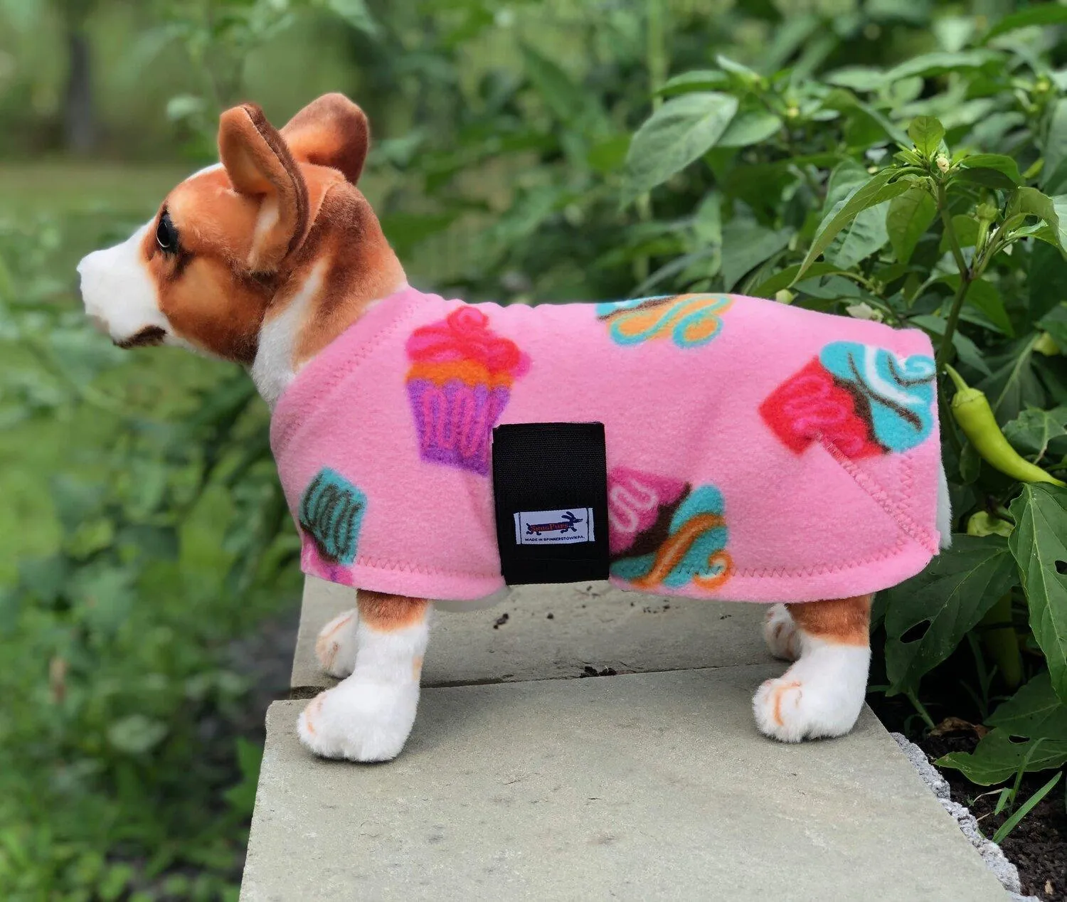 SnugPups Double Lined Poly Fleece Coats with Ruffles