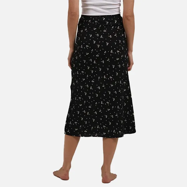Thrills Nightshade Bias Skirt - Black
