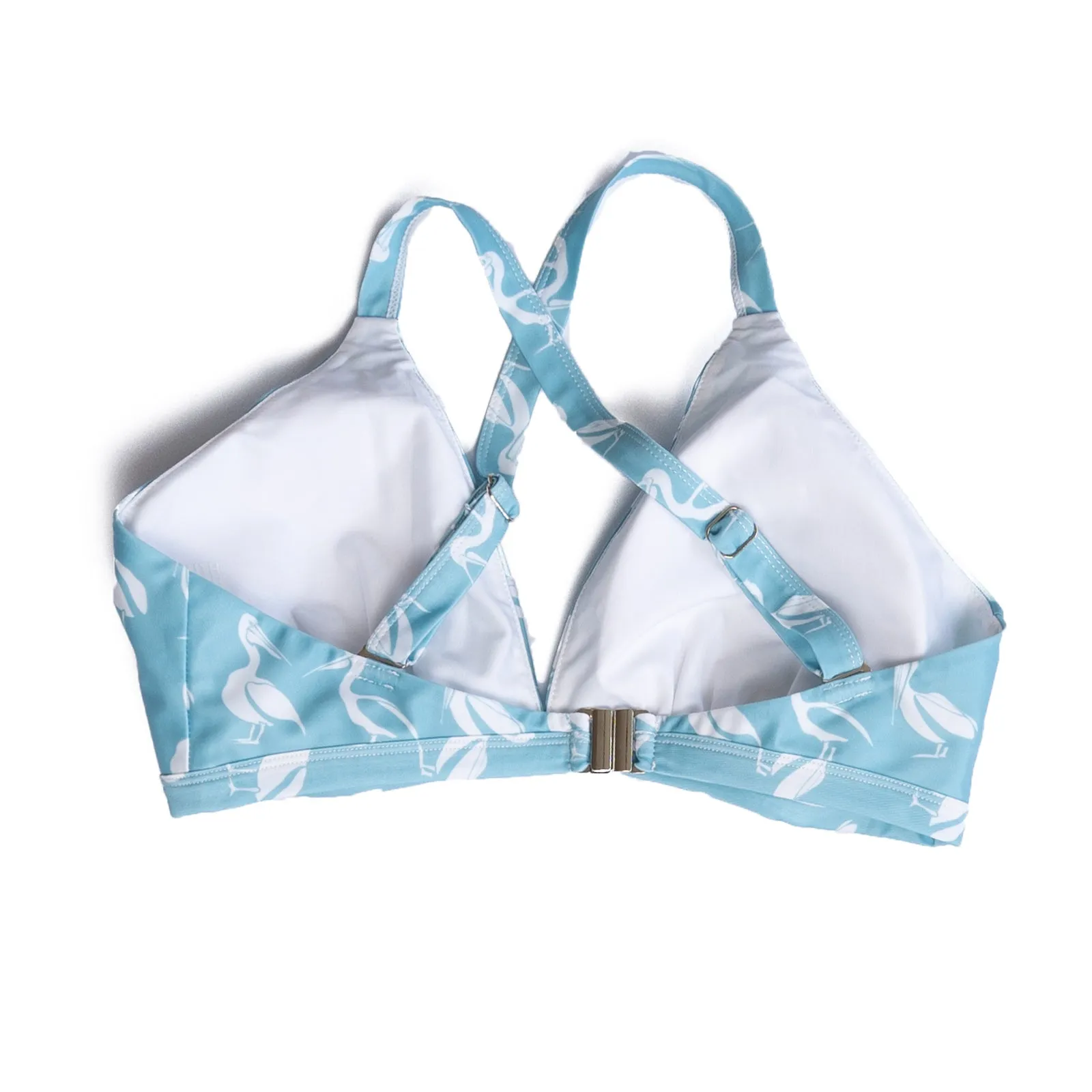 Women's Vintage Bikini Top: Pelicans