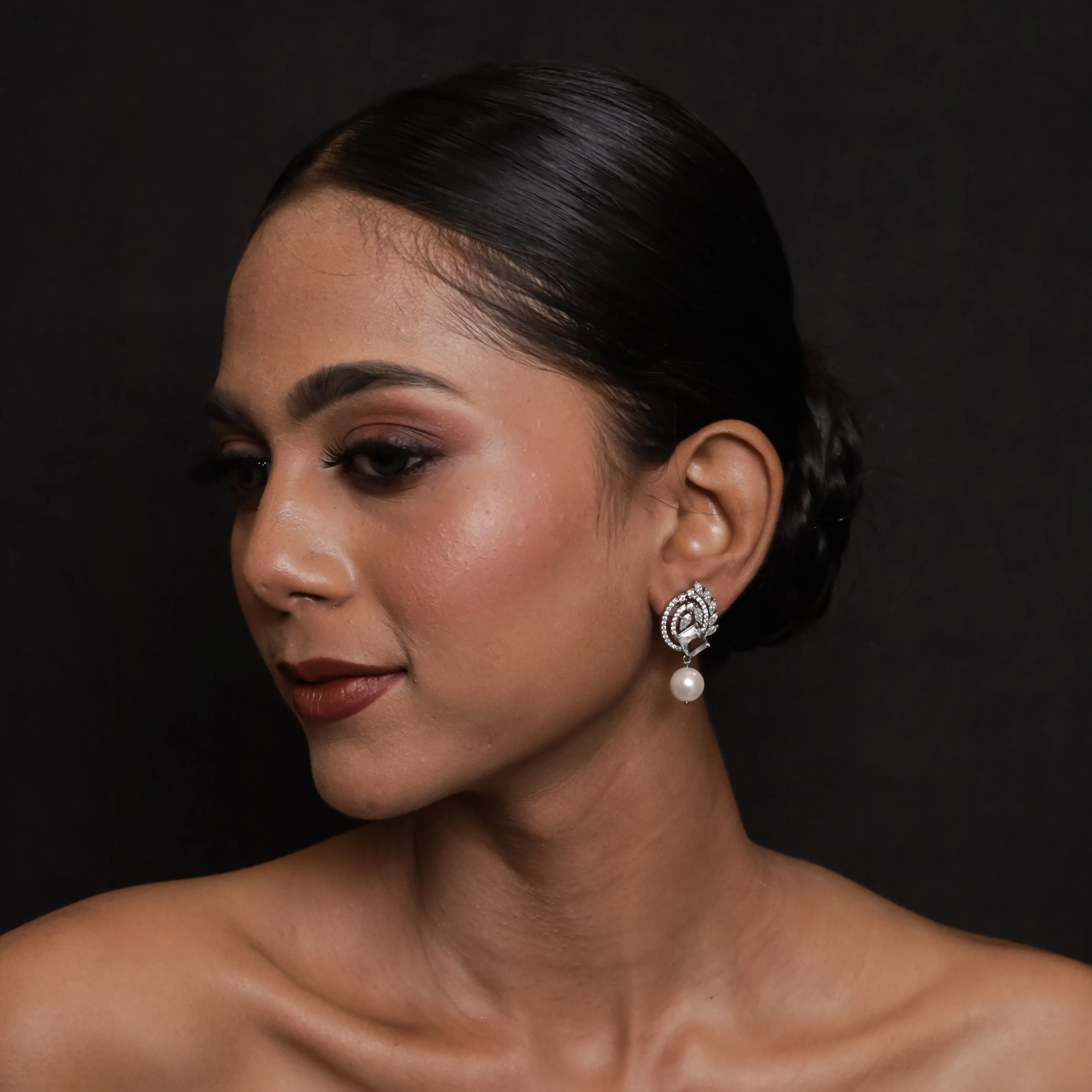 Zircon/AD Light Earring 9802-4905